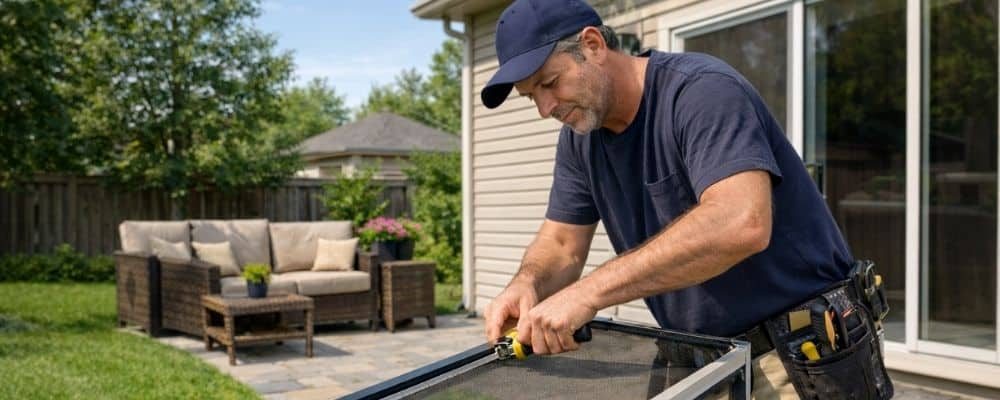 Screen Door Rescreening in Jupiter